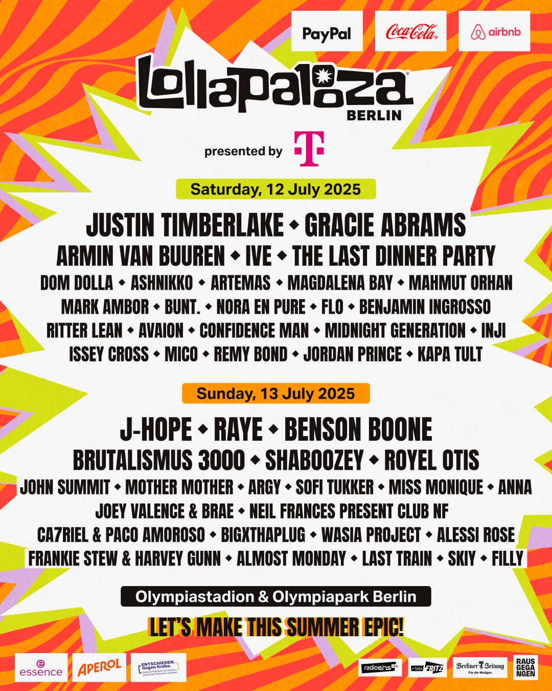 Lolla25 – Lineup Split 4zu5-3