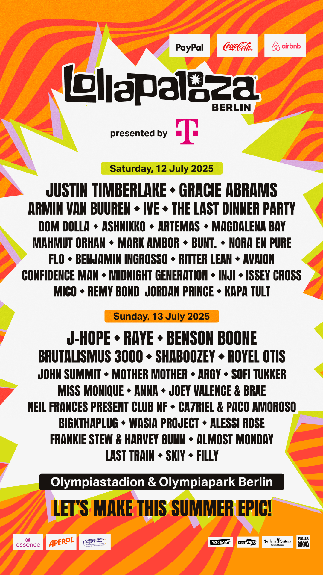 Lolla25 – Lineup split 9zu16-2